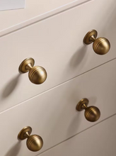 Load image into Gallery viewer, French Antique Brass Wardrobe Pulls | Modern Luxury Retro Cabinet Drawer Furniture Handles