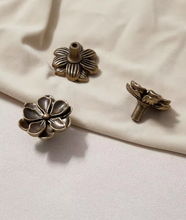 Load image into Gallery viewer, Camellia Antique Brass Small Pulls, French Mid-Century Creative Kids Room Cabinet Drawer Handles