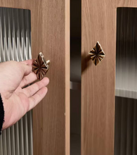 Load image into Gallery viewer, French Creative Retro Brass Pulls for Kids Room New Chinese Mid‑Century Modern Furniture Drawer Wardrobe Cabinet Handles