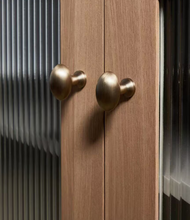 Load image into Gallery viewer, Vintage Bronze Pigeon Egg Cute High‑End Brass Handles Mid‑Century Small Pulls for Kids Room Drawer Wardrobe Cabinet