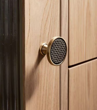 Load image into Gallery viewer, American Retro Pendant Single‑Hole Antique Brass Pulls for Drawer Cabinet Wardrobe