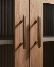 Load image into Gallery viewer, Modern Minimalist Mid‑Century Brass Cabinet Pulls, French Retro Handles for Drawer Wardrobe Furniture