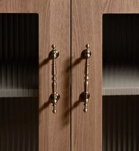 Load image into Gallery viewer, French Retro Brass Drawer Pulls, Luxury Mid-Century & American Antique Bronze Handles for Kitchen Cabinet Wardrobe
