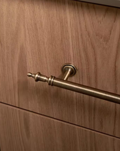 Load image into Gallery viewer, Mid-Century Retro Brass Pulls, French Antique Bronze Handles for Walnut Furniture, Drawers, Cabinets & Wardrobes