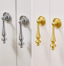 Load image into Gallery viewer, Silver French Brass Handles, Retro Luxury Hardware for Cabinet, Drawer & Wardrobe