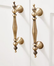 Load image into Gallery viewer, Antique brass Vintage Brass Handles, French European Style Knobs for Cabinet, Drawer & Wardrobe