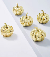 Load image into Gallery viewer, Gold Pumpkin Brass Knobs, Cute Luxury Handles for Cabinet, Drawer and Bedside Table