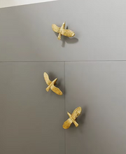 Load image into Gallery viewer, Gold Eagle Brass Knobs, Lovely Animal Handles for Cabinet and Kids Furniture