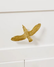 Load image into Gallery viewer, Gold Eagle Brass Knobs, Lovely Animal Handles for Cabinet and Kids Furniture