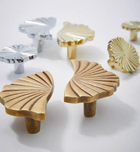 Load image into Gallery viewer, Luxury Brass Cabinet Handles, Minimalist Nordic Pull Knobs Available in Antique Bronze and Silver for Drawers, Wardrobe and Cabinets
