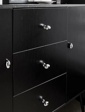 Load image into Gallery viewer, Minimalist Silver Pigeon Egg Brass Knobs, French Single Hole Handles for Kitchen Cabinet, Wardrobe and Drawer