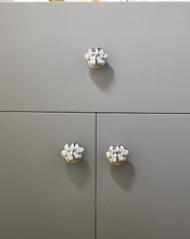 Load image into Gallery viewer, French Luxury Silver Cat Paw Single Hole Knobs, Lovely Cartoon Small Handles for Children’s Wardrobe, Drawer and Shoe Cabinet