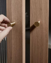 Load image into Gallery viewer, Luxury Antique Bronze Conical Brass Knobs, French Retro Small Handles for Solid Wood Cabinets and Drawers