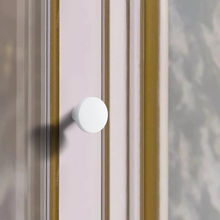 Load image into Gallery viewer, Round Brushed Brass, Nickel, Black & White Knobs, Pulls & Handles | Drawer, Dresser, Kitchen & Cabinet Decor Furniture Hardware
