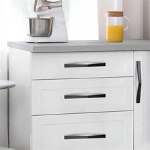 Load image into Gallery viewer, 3.78", 5", 6.3", 7.55" & 10" Black Cabinet Pulls | Unique Kitchen Door Handles, Drawer Knobs & Dresser Handles