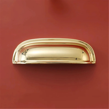 Load image into Gallery viewer, 1.25", 3", 3.78", 5", 6.3", 8.8", 12.6" Minimalist Chrome & Polished Gold Cabinet Pulls | Solid Brass Kitchen Knobs, Drawer & Door Handles