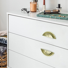 Load image into Gallery viewer, 3"Chrome Drawer Pulls Brushed Nickel Cup Cabinet Pulls Gold Door Handles Unique Drawer Knobs Silver Chrome Cabinet Hardware