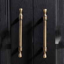 Load image into Gallery viewer, 3.78", 5", 6.3", 7.55", 8.8", 12.6" Antique Bronze Drawer Pulls & Knobs | Kitchen Handles, Cabinet & Wardrobe Pulls, Furniture Hardware