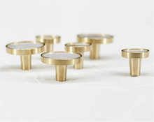 Load image into Gallery viewer, Nordic Simple Creative Round Brass Knobs | Wardrobe Door, Cabinet, American Door & Drawer Hardware