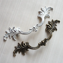 Load image into Gallery viewer, 3", 3.75" Vintage Dresser Pulls | Black, Antique Silver, Brass, Bronze Drawer Handles, Cabinet Door Knobs & Pulls