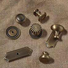 Load image into Gallery viewer, Antique Bronze Knobs with Backplate | Art Decor Unique Rustic Cabinet Pulls, Drawer & Dresser Handles, Vintage Kitchen Hardware