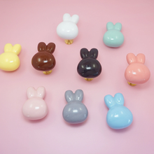 Load image into Gallery viewer, 1pc Rabbit Ceramic Knobs | Colorful Dresser & Kitchen Cupboard Knobs, Drawer & Cabinet Handles, Furniture Hardware