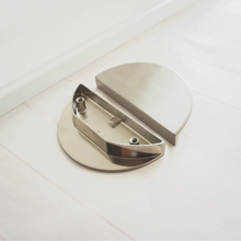 Load image into Gallery viewer, 2.5" Semicircle Nickel Steel Pulls, Knobs & Handles | Drawer, Dresser, Kitchen Cabinet, Door, Cupboard & Furniture Hardware
