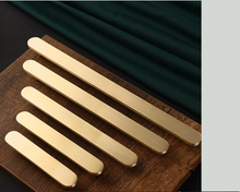 Load image into Gallery viewer, 3.0", 3.78", 5.0", 6.3" (160mm) Solid Brass Cabinet Pulls | Drawer & Kitchen Cupboard Handles, Dresser & Wardrobe Knobs, Pulls