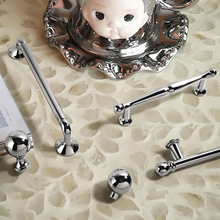 Load image into Gallery viewer, 3.78"-7.55" Unique Chrome Knobs, Pulls & Handles | Artistic Cabinet, Drawer, Dresser, Kitchen & Cupboard Hardware