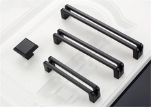 Load image into Gallery viewer, 3.75", 5", 6.3" (96, 128, 160mm) Black, Brushed Nickel & Gun Metal Dresser Pulls | Kitchen Cabinet Door, Wardrobe & Cupboard Handles, Knobs