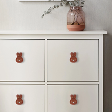 Load image into Gallery viewer, 1pc Rabbit Ceramic Knobs | Colorful Dresser & Kitchen Cupboard Knobs, Drawer & Cabinet Handles, Furniture Hardware