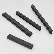 Load image into Gallery viewer, Brushed Brass & Black Drawer Pulls | Dresser, Closet Wardrobe & Kitchen Cabinet Knobs & Decor Handles