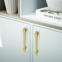Load image into Gallery viewer, Solid Brass Knobs, Pulls & Handles | Cabinet, Dresser, Drawer, Kitchen & Wardrobe Hardware