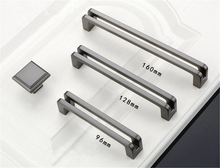 Load image into Gallery viewer, 3.75", 5", 6.3" (96, 128, 160mm) Black, Brushed Nickel & Gun Metal Dresser Pulls | Kitchen Cabinet Door, Wardrobe & Cupboard Handles, Knobs