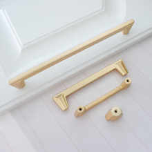 Load image into Gallery viewer, 3.78"-8.8" Gold Brass Knobs & Pulls | Cabinet, Dresser, Drawer, Cupboard, Kitchen & Closet Wardrobe Hardware