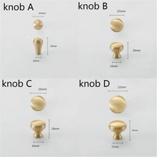 Load image into Gallery viewer, 1.25", 3", 3.78", 5", 6.3", 8.8", 12.6" Minimalist Chrome & Polished Gold Cabinet Pulls | Solid Brass Kitchen Knobs, Drawer & Door Handles