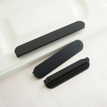 Load image into Gallery viewer, 2.5"-7.55" Brushed Black Knobs, Pulls & Handles | Kitchen, Drawer, Dresser & Cabinet Hardware