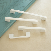 Load image into Gallery viewer, 3.78"-8.8" White Knobs, Pulls & Handles | Drawer, Dresser, Kitchen Cabinet, Closet, Wardrobe & Furniture Hardware