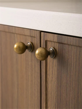 Load image into Gallery viewer, Vintage Look Solid Brass & Antique Bronze Knobs, Pulls & Handles | Cabinet, Kitchen, Drawer & Dresser Hardware