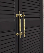 Load image into Gallery viewer, 1.25", 3.78", 5", 7.56", 10" Gold Hammered & Black Nickel Pulls | Kitchen & Cabinet Handles, Drawer Knobs, Art Decor Hardware