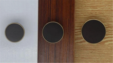 Load image into Gallery viewer, Brass Black & Bronze Vintage Retro Round Knobs | Cabinet Door Handles, Drawer & Dresser Pulls