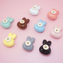 Load image into Gallery viewer, 1pc Rabbit Ceramic Knobs | Colorful Dresser & Kitchen Cupboard Knobs, Drawer & Cabinet Handles, Furniture Hardware