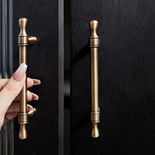 Load image into Gallery viewer, 3.78", 5", 6.3", 7.55", 8.8", 12.6" Antique Bronze Drawer Pulls & Knobs | Kitchen Handles, Cabinet & Wardrobe Pulls, Furniture Hardware