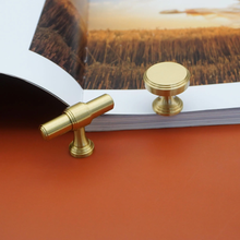 Load image into Gallery viewer, Solid Brass Knobs, Pulls & Handles | Cabinet, Dresser, Drawer, Kitchen & Wardrobe Hardware