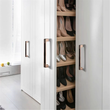 Load image into Gallery viewer, Black Brass & White Chrome Knobs & Pulls | Cabinet, Dresser, Drawer, Wardrobe & Kitchen Handles