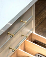Load image into Gallery viewer, Solid Brass Drawer Pulls & Knobs | Black, Brushed Nickel & Bronze - Dresser Knobs, Kitchen Handles & Cabinet Door Hardware