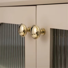Load image into Gallery viewer, 5"-7.56" Gorgeous Polished Gold Solid Brass Knobs, Pulls & Handles | Cabinet, Drawer & Wardrobe Hardware