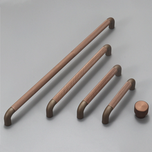 Load image into Gallery viewer, 3.78", 5", 7.55", 12.6" Coffee Gray Drawer Pulls | Knurled Kitchen & Cabinet Handles, Dresser & Cupboard Knobs, Hardware