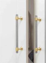 Load image into Gallery viewer, Solid Brass Drawer Pulls & Knobs | Black, Brushed Nickel & Bronze - Dresser Knobs, Kitchen Handles & Cabinet Door Hardware