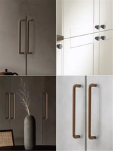 Load image into Gallery viewer, 3.78", 5", 7.55", 12.6" Coffee Gray Drawer Pulls | Knurled Kitchen & Cabinet Handles, Dresser & Cupboard Knobs, Hardware